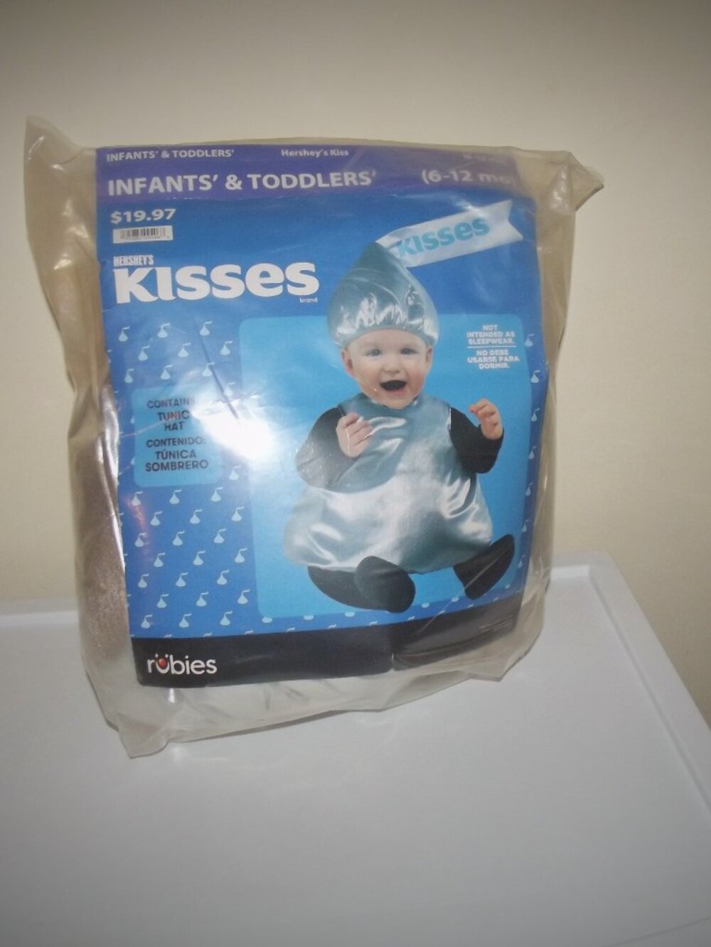 Rubies Hersey Kisses Infant\Toddlers Halloween Costume sz 6-12 Months---NWT